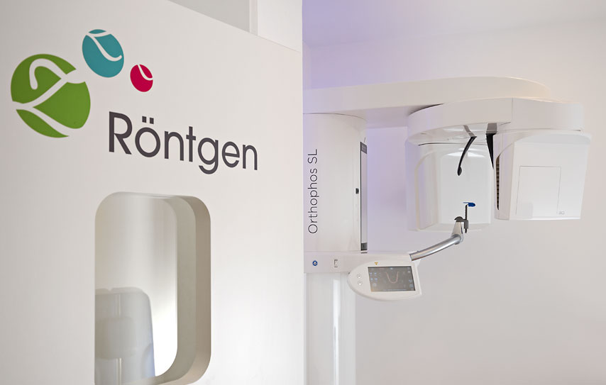 Ein Bild von unserem digitalen Röntgengerät. 